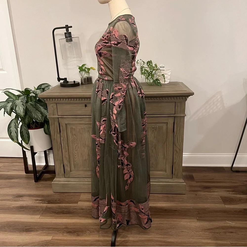 NWT Kukhareva London Millie Ball Gown Long Sleeve UK 8 US 4 - Picture 8 of 16
